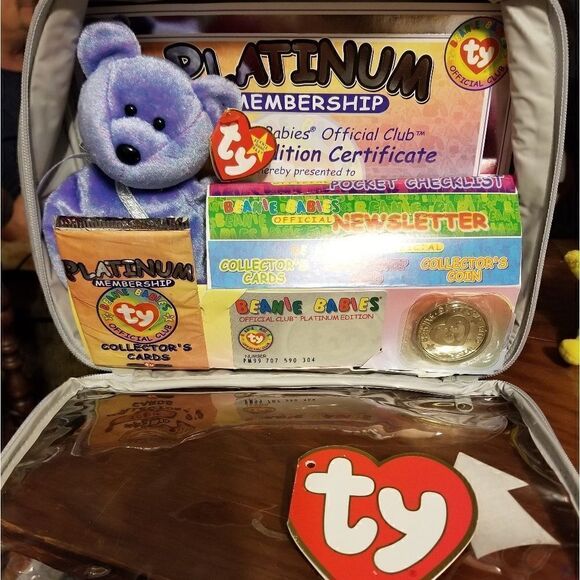 NWT Beanie Babies clubby and clubbie ll in mint con - Picture 1 of 4